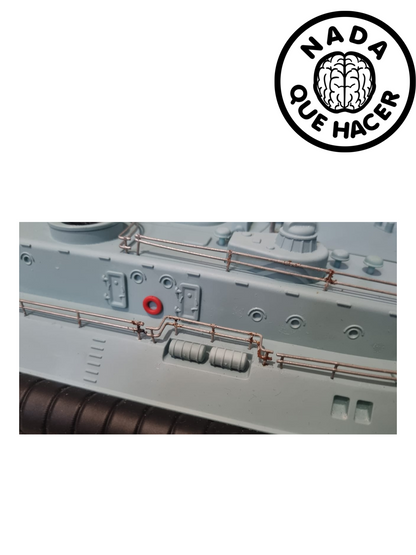 HG Sin escobillas Buque de guerra RC barco, USADO EN DRONEPEDIA